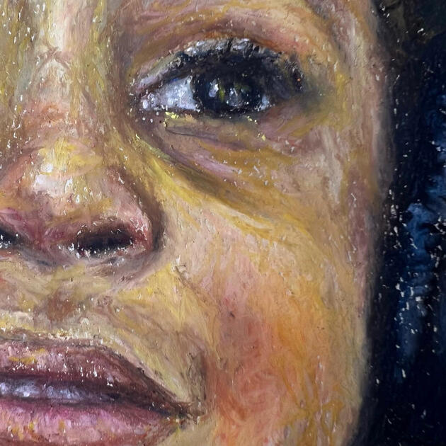 'Dreamer', Pastel on 11x14" Pastelmat 2022